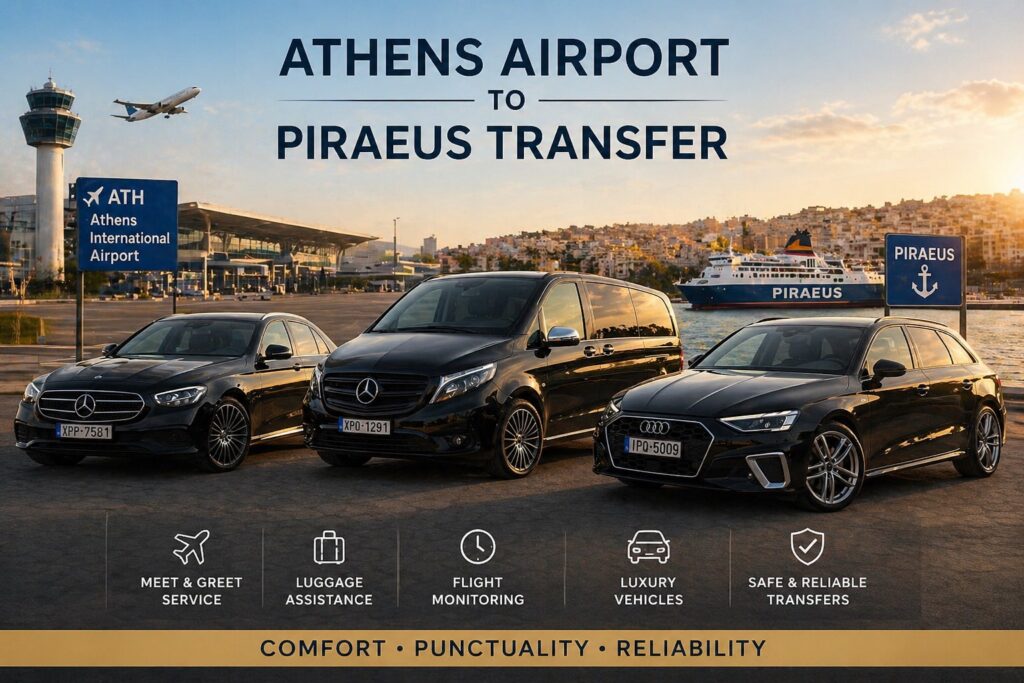Athens airport to Piraeus transfer