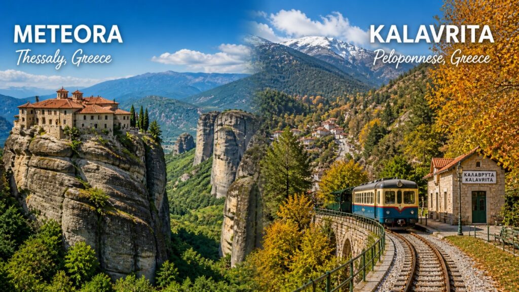 meteora kalambaka kalavrita