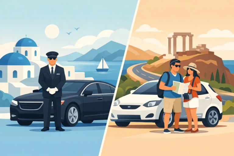 Chauffeur Service vs Rental Car for Greece Trips